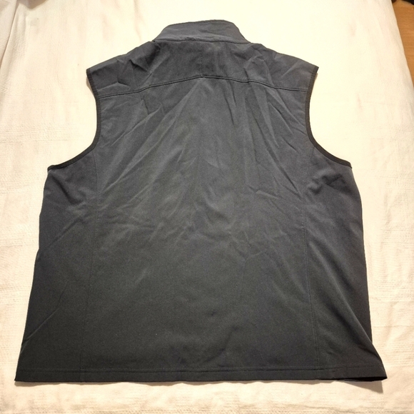 REI men's size XXL gray micro fleece lined vest, 2 zippered pockets, VGUC - Picture 5 of 5